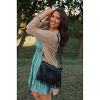 Boho fringe crossbody bag boutique fashion accessory