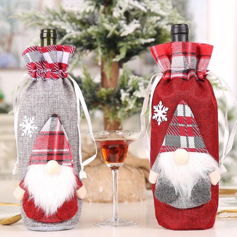 Ready to Ship |   Gnome Wine Bottle Covers