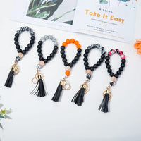 Ready to Ship | Halloween Beaded Tassel Keychain