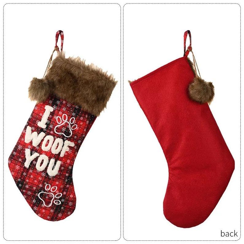 Ready to Ship | Buffalo Plaid Pet Stockings