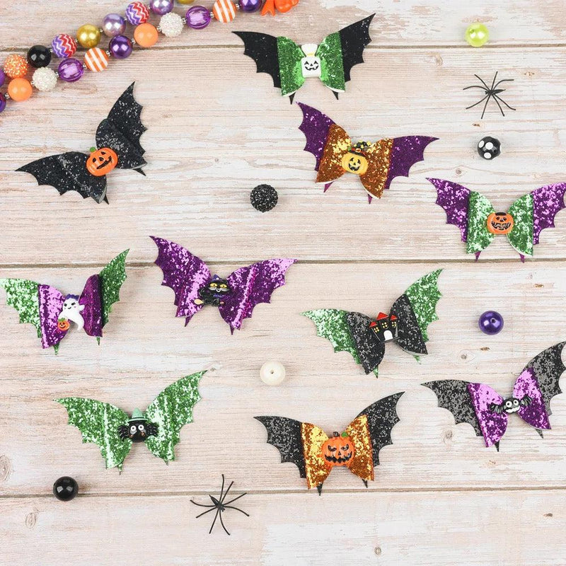 Ready to Ship | Halloween Sequin Hairbow