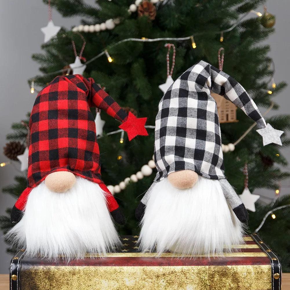 Ready to Ship | Light Up Buffalo Plaid Gnomes