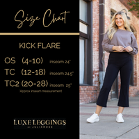 The Delilah - Kick Flare Leggings with Pockets