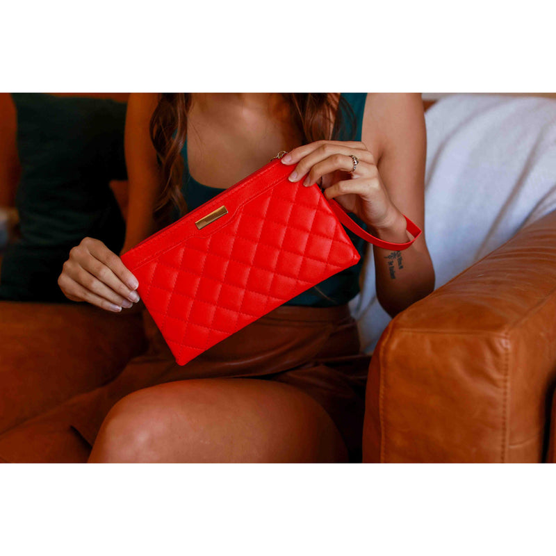 Ready To Ship | The Kate Quilted Wristlet Clutch