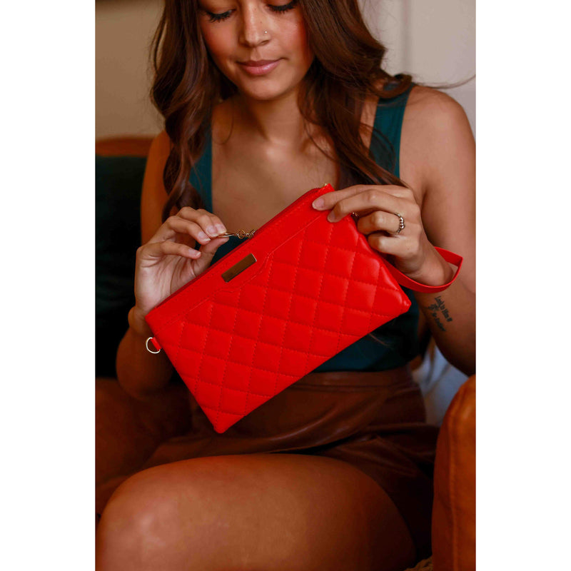 Ready To Ship | The Kate Quilted Wristlet Clutch