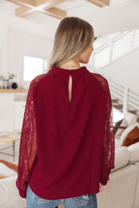 Lace on My Sleeves Blouse