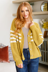 On Top of the World Striped Cardigan