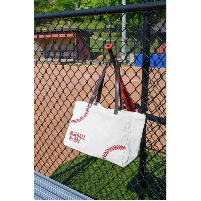 Ready to Ship | Baseball All Day Tote Bag