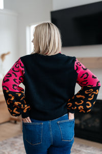 Wild About You Animal Print Sweater