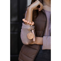 Ready to Ship | Mama PENDANT Beaded Tassel Keychain